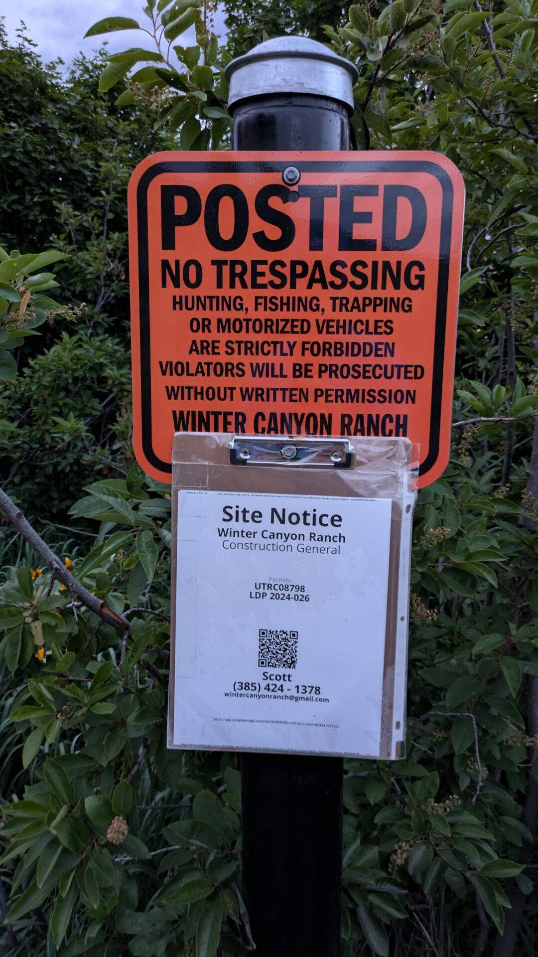 Clarkston permitting for Winter Canyon